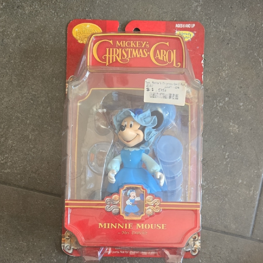 Disney Blue Minnie Mouse Christmas Ornament